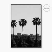 Anaheim Skyline Black and White Fine Art Photo Print, Orange County Poster, California Poster