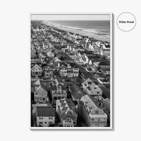 Manasquan Inlet Black and White Fine Art Photo Print, Jersey Shore NJ Poster