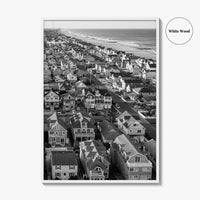 Manasquan Inlet Black and White Fine Art Photo Print, Jersey Shore NJ Poster