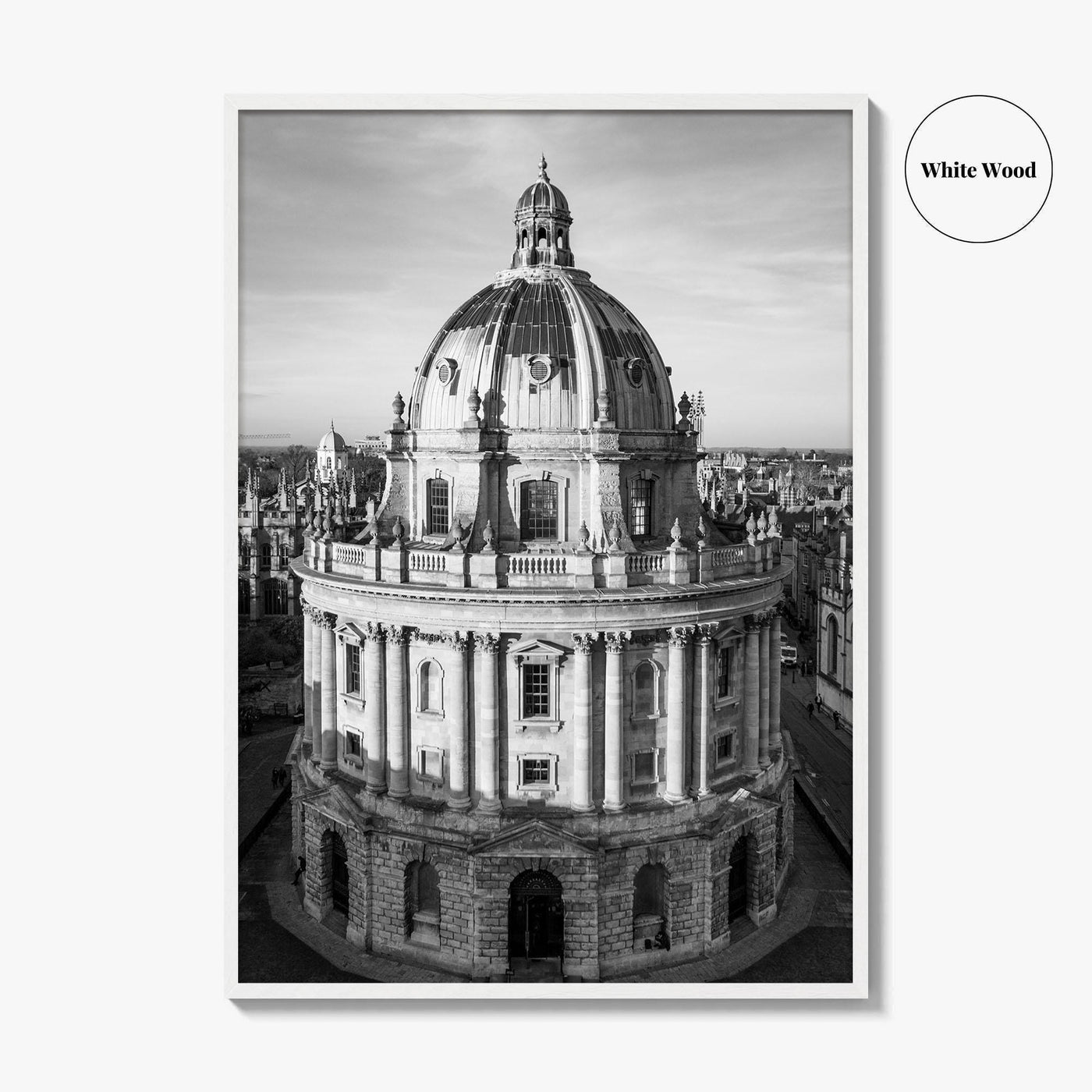 Oxford Black and White Fine Art Photo Print, Radcliffe Camera Bodleian Library Poster UK