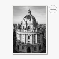 Oxford Black and White Fine Art Photo Print, Radcliffe Camera Bodleian Library Poster UK
