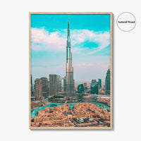 Dubai Skyline Fine Art Photo Print, Poster, United Arab Emirates UAE
