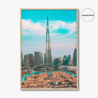 Dubai Skyline Fine Art Photo Print, Poster, United Arab Emirates UAE