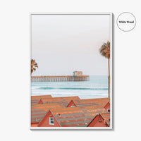 Oceanside Fine Art Photo Print, California Wall Decor, Coastal Photo Poster, USA