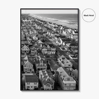 Manasquan Inlet Black and White Fine Art Photo Print, Jersey Shore NJ Poster