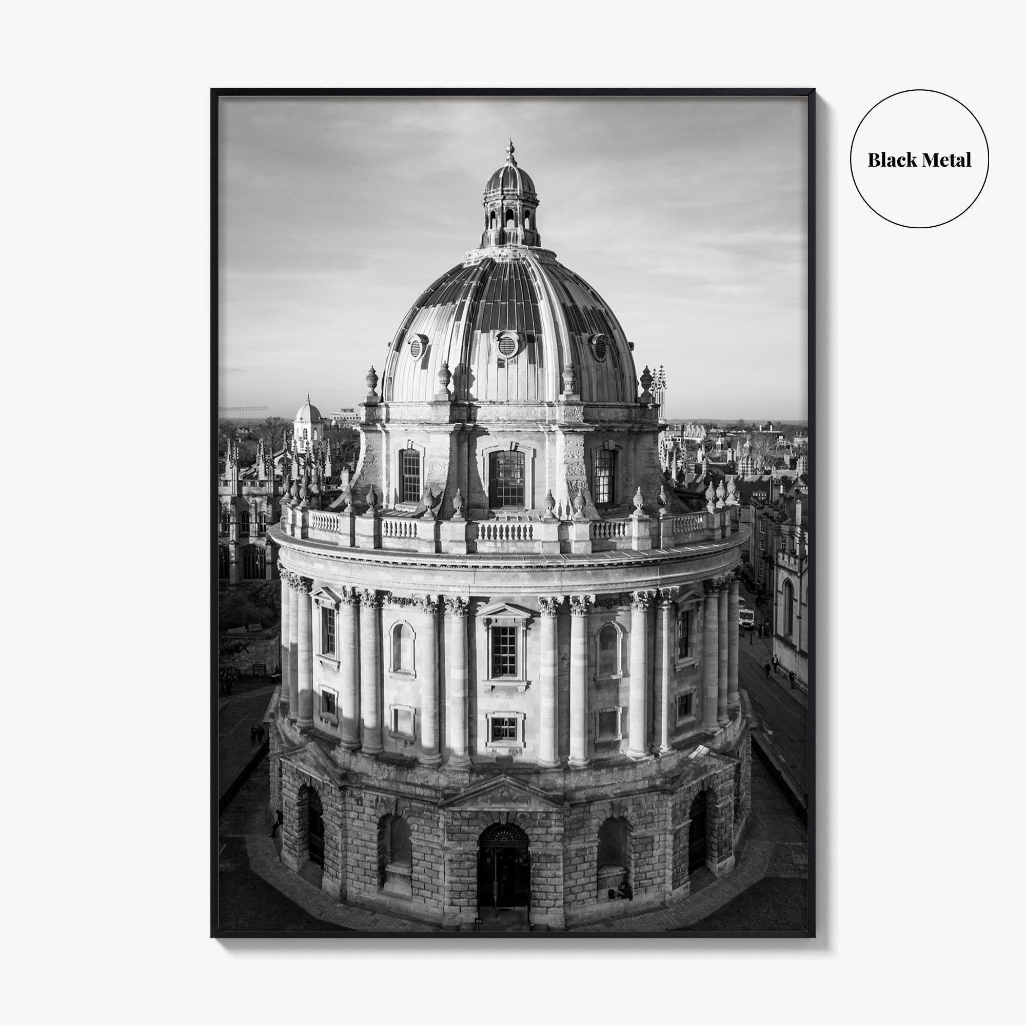 Oxford Black and White Fine Art Photo Print, Radcliffe Camera Bodleian Library Poster UK