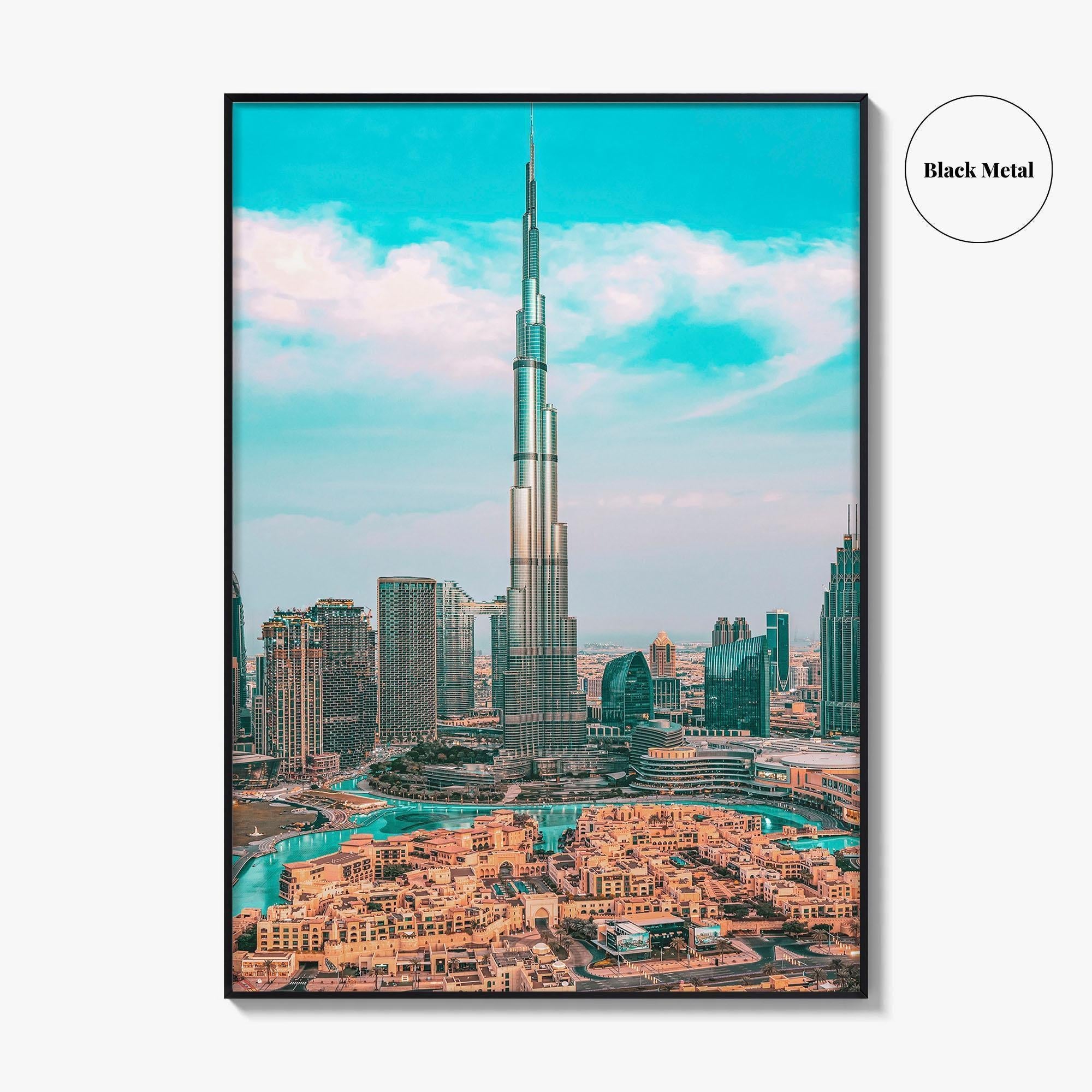 Dubai Skyline Fine Art Photo Print, Poster, United Arab Emirates UAE