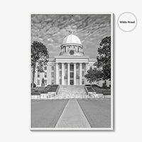Alabama Black and White Fine Art Photo Print, Montgomery Capitol Poster, USA Poster