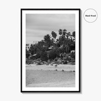 Los Barriles Black and White Fine Art Photo Print, Baja California Sur Poster