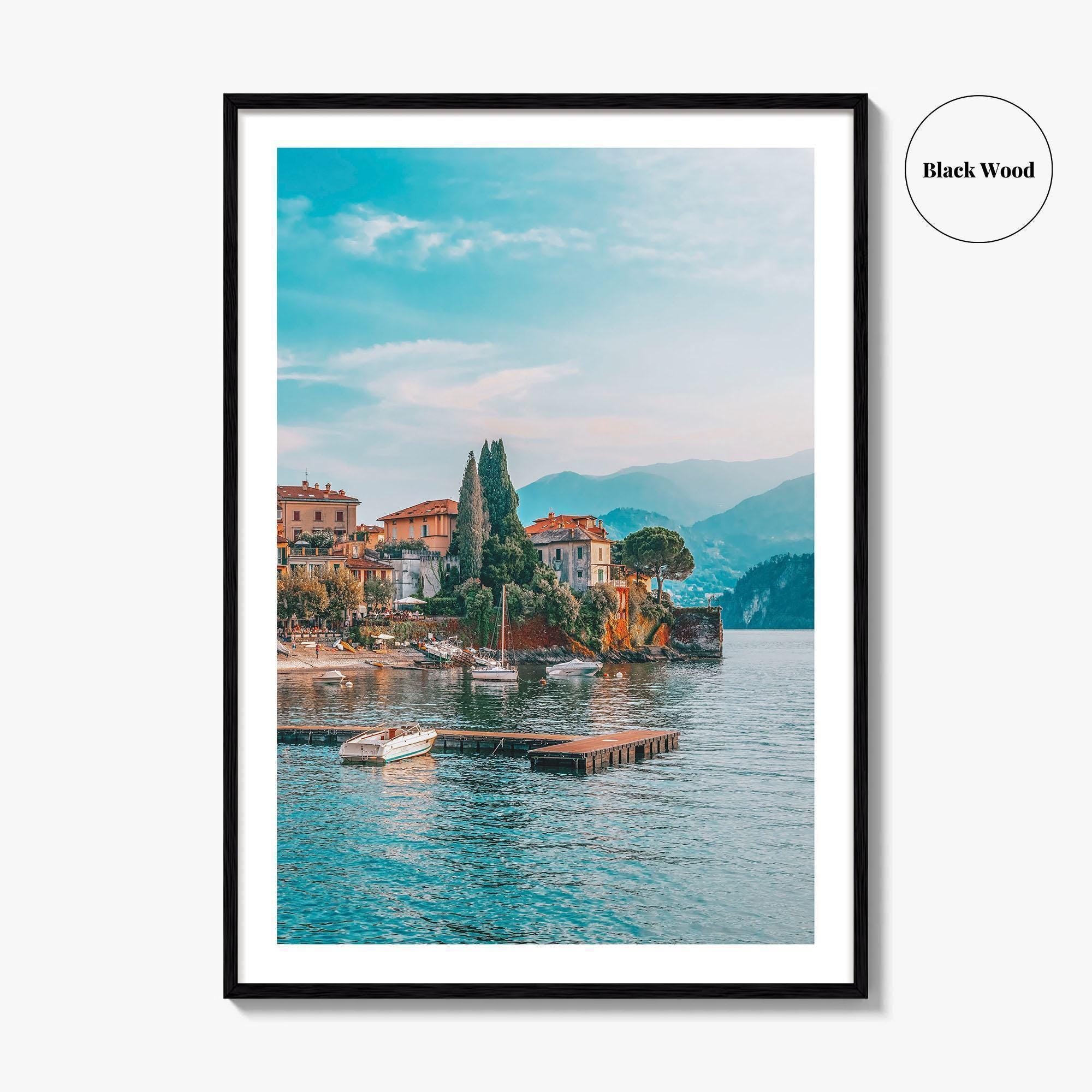 Lake Como Fine Art Photo Print, Varenna Italy, Lombardy Wall Poster