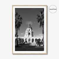 Pasadena Black and White Fine Art Photo Print, Los Angeles California Poster