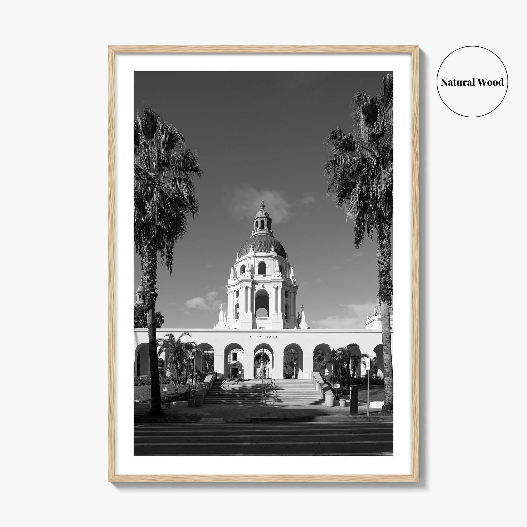 Pasadena Black and White Fine Art Photo Print, Los Angeles California Poster