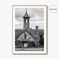 Branson Black and White Fine Art Photo Print, Missouri Top of the Rock Poster