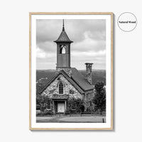 Branson Black and White Fine Art Photo Print, Missouri Top of the Rock Poster