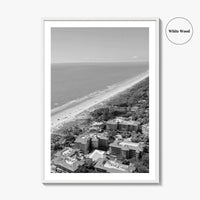 Hilton Head Island Black and White Fine Art Photo Print, Coligny South Carolina Poster