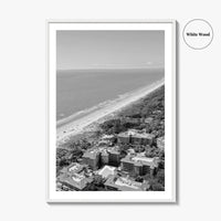 Hilton Head Island Black and White Fine Art Photo Print, Coligny South Carolina Poster