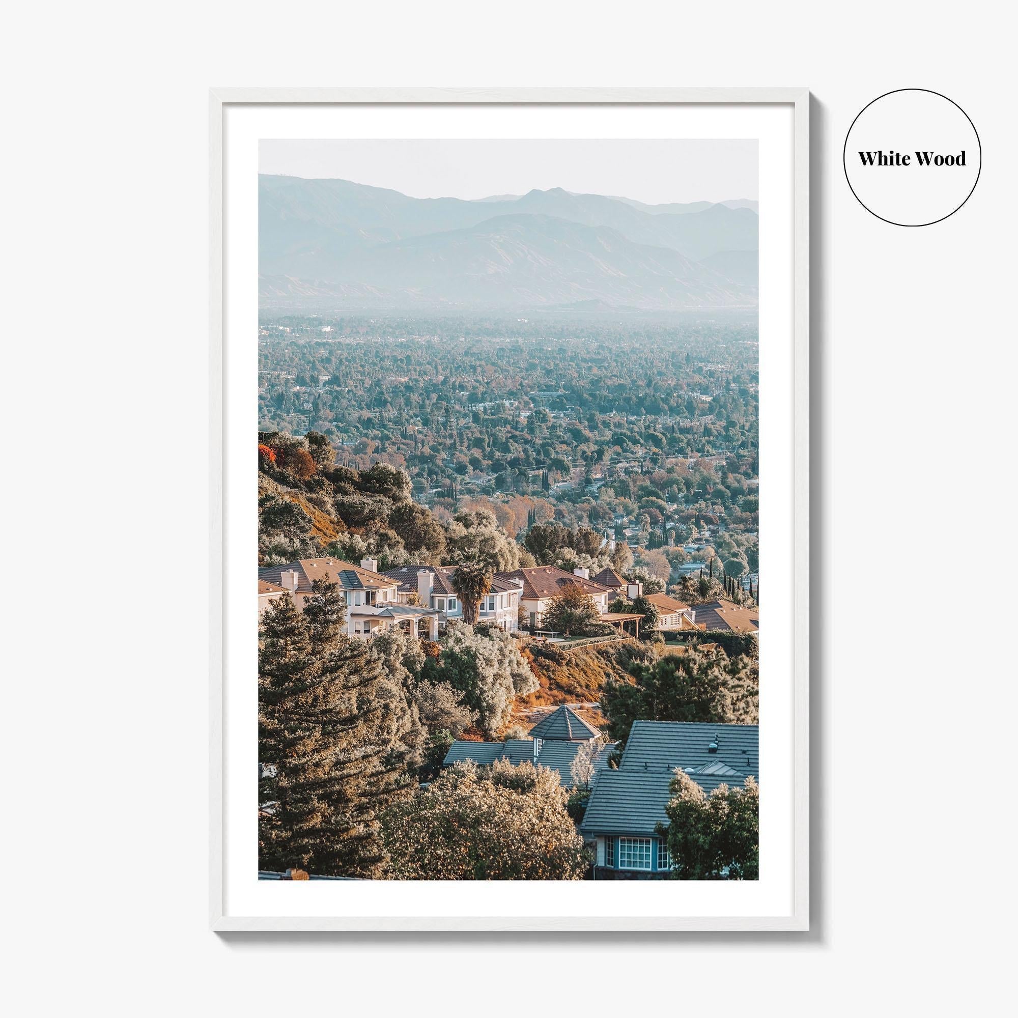 San Fernando Valley Fine Art Photo Print, West Hills Los Angeles California Poster