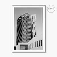 Austin Black and White Fine Art Photo Print, TX Downtown High-Rise Poster