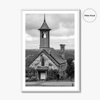 Branson Black and White Fine Art Photo Print, Missouri Top of the Rock Poster