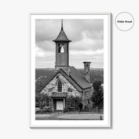 Branson Black and White Fine Art Photo Print, Missouri Top of the Rock Poster