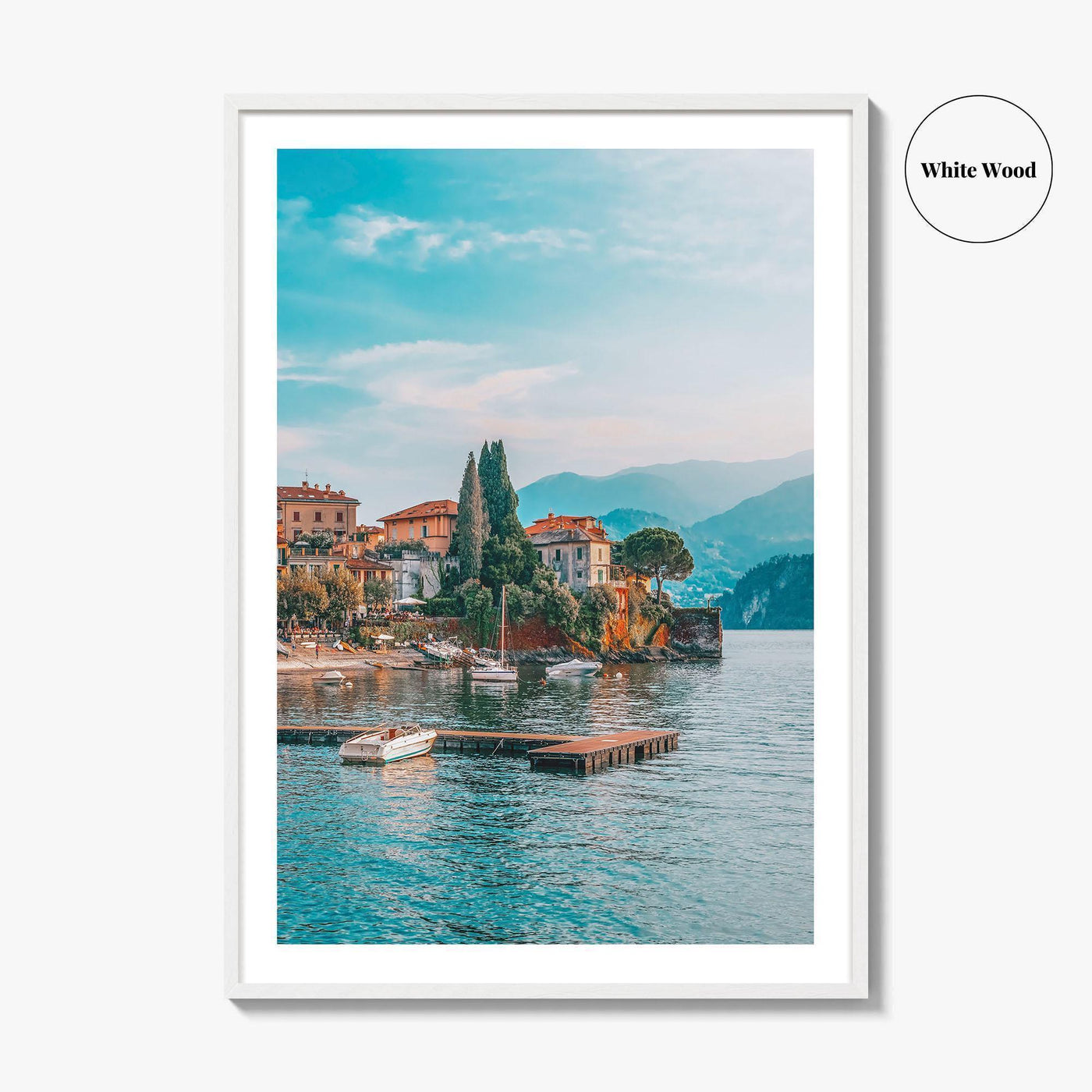 Lake Como Fine Art Photo Print, Varenna Italy, Lombardy Wall Poster