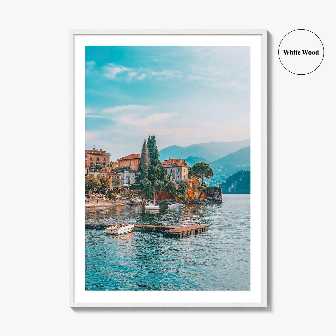 Lake Como Fine Art Photo Print, Varenna Italy, Lombardy Wall Poster