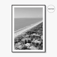 Hilton Head Island Black and White Fine Art Photo Print, Coligny South Carolina Poster
