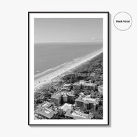 Hilton Head Island Black and White Fine Art Photo Print, Coligny South Carolina Poster