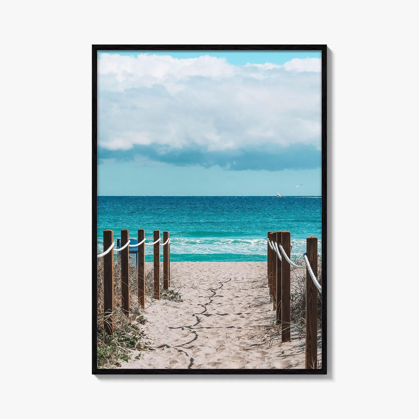 Delray Beach Fine Art Photo Print, Florida Poster, USA Ocean Shore, Coastal