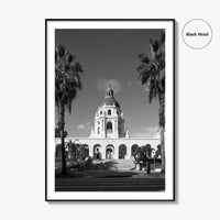 Pasadena Black and White Fine Art Photo Print, Los Angeles California Poster