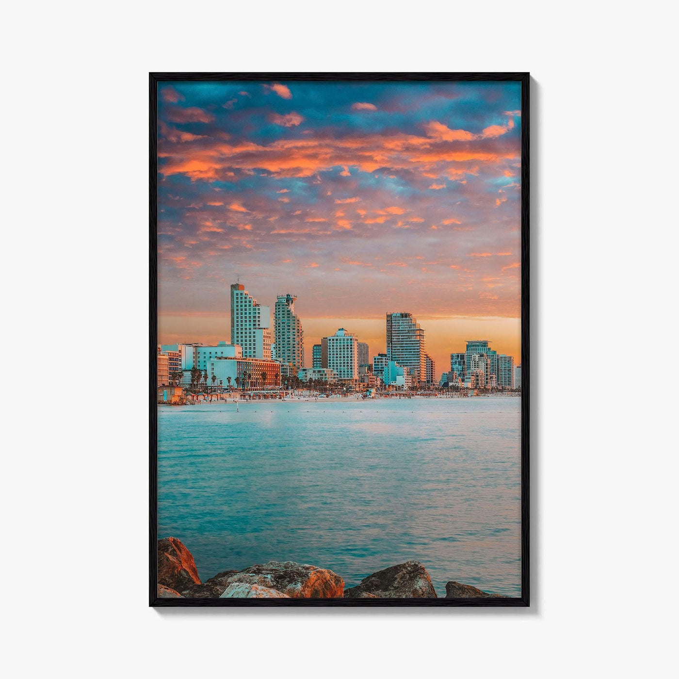 Tel Aviv Skyline Fine Art Photo Print, Israel Wall Decor, Travel Poster