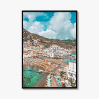 Ischia Italy Fine Art Photo Print, Sant'Angelo Village, Campania Coastal Poster