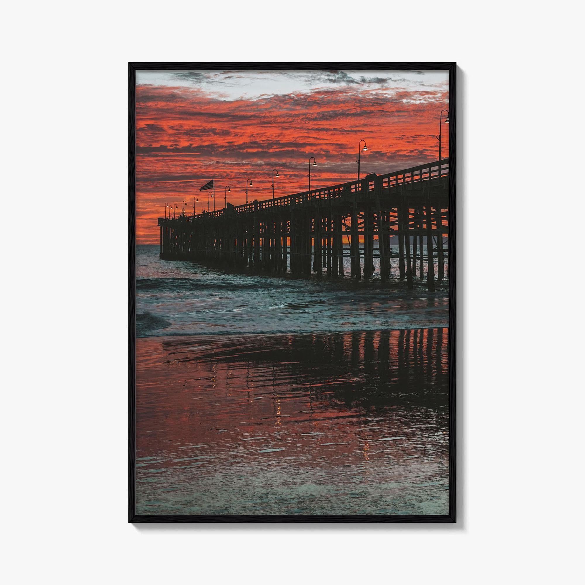 Ventura Fine Art Photo Print, Ventura Pier, California USA Wall Poster