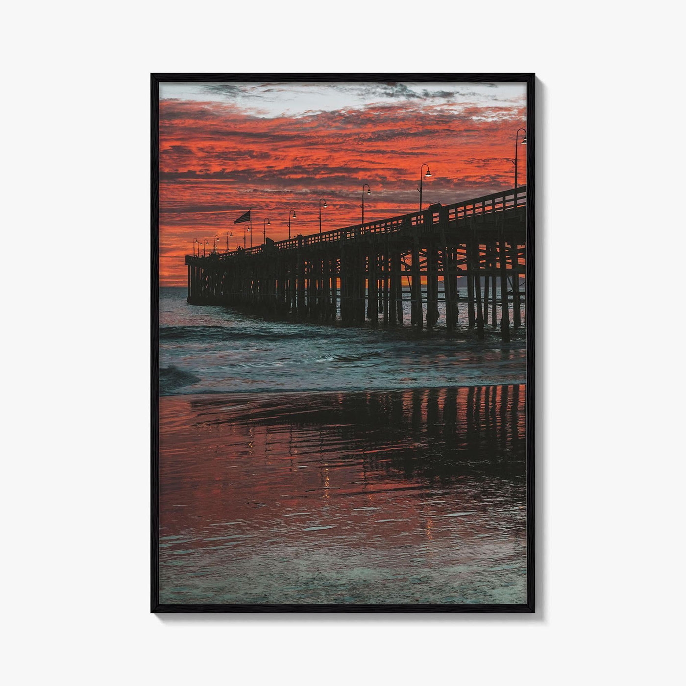 Ventura Fine Art Photo Print, Ventura Pier, California USA Wall Poster