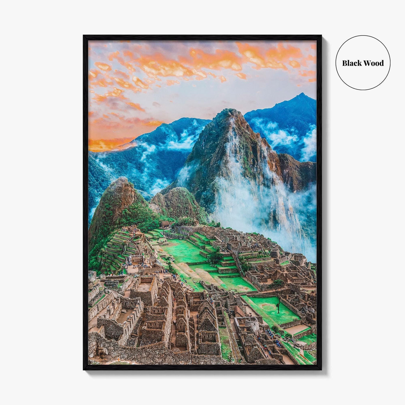 Machu Picchu Fine Art Photo Print, Cusco Peru, Inca Terraces Wall Decor Poster