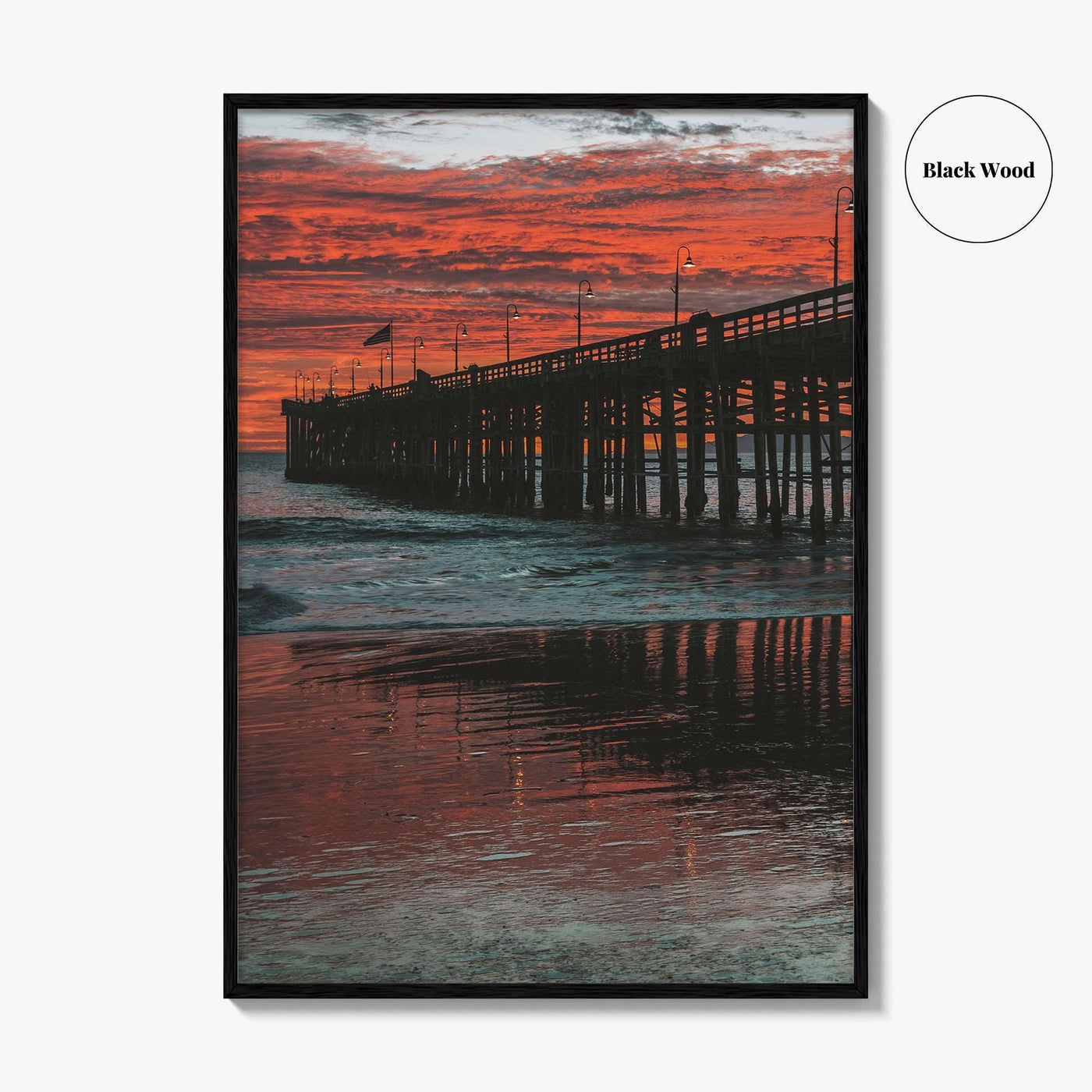 Ventura Fine Art Photo Print, Ventura Pier, California USA Wall Poster