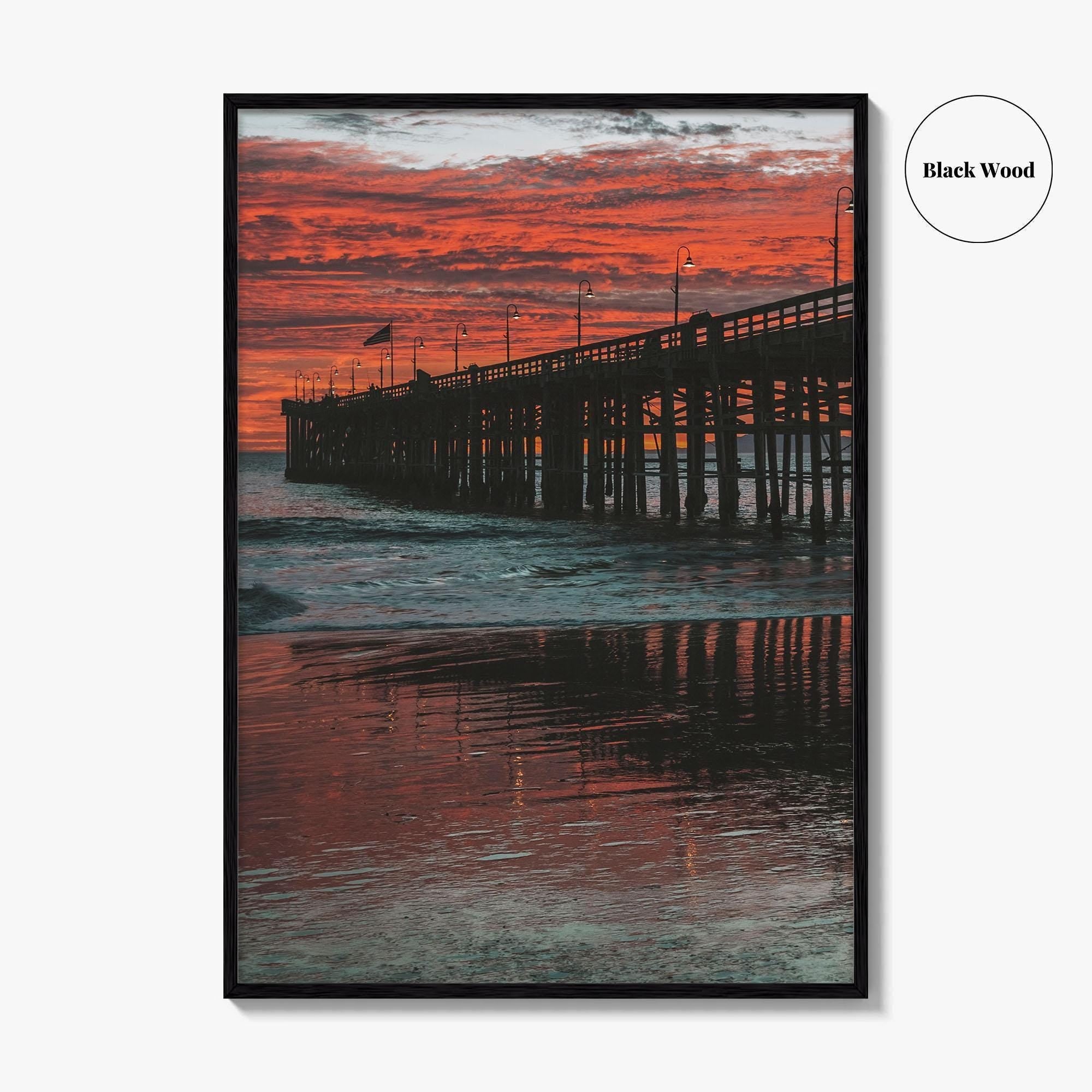 Ventura Fine Art Photo Print, Ventura Pier, California USA Wall Poster