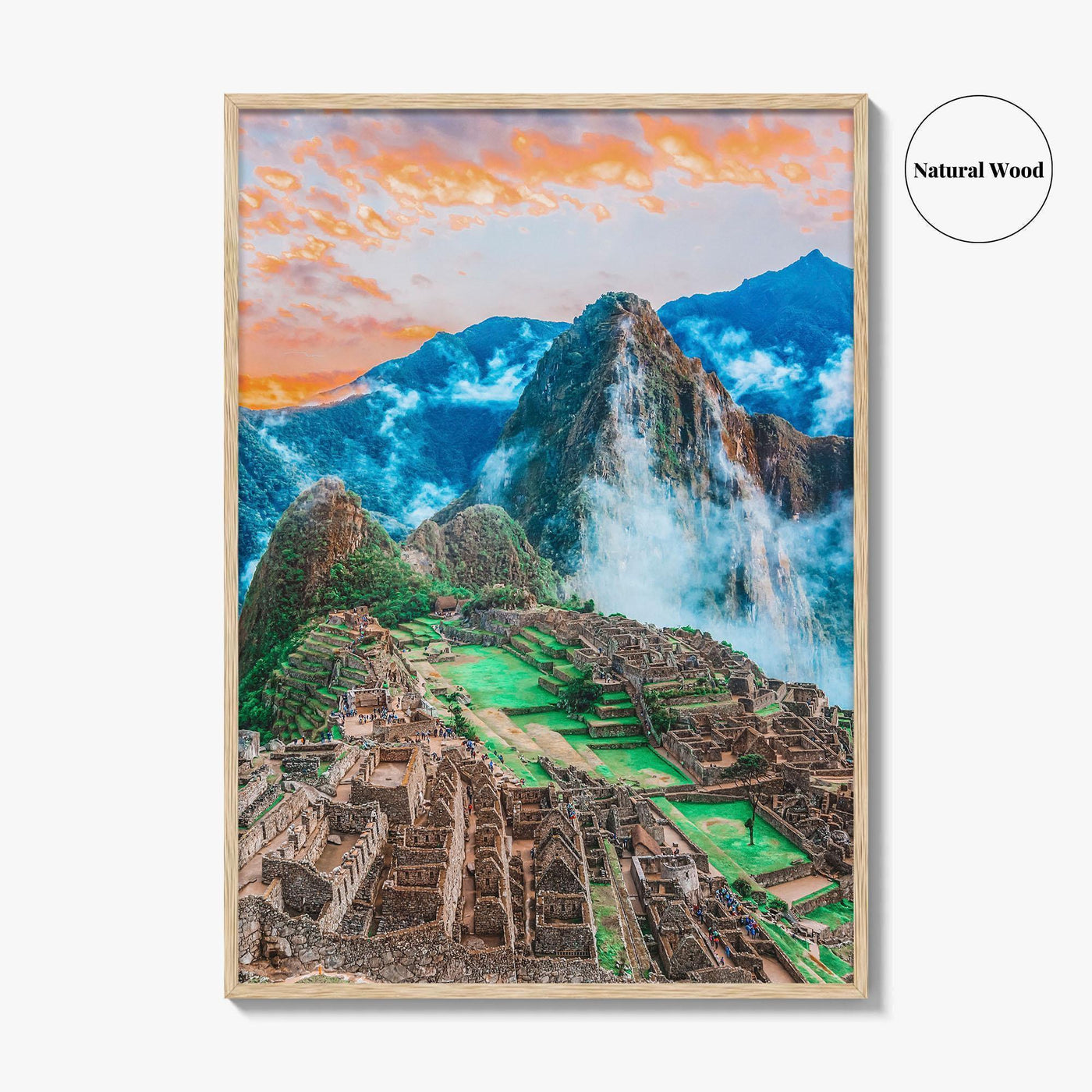 Machu Picchu Fine Art Photo Print, Cusco Peru, Inca Terraces Wall Decor Poster
