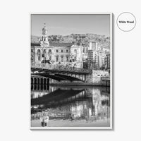 Bilbao Black and White Fine Art Photo Print, Basque Country, Spain Wall Decor Poster