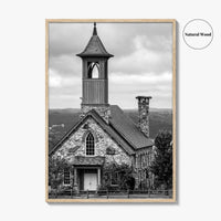 Branson Black and White Fine Art Photo Print, Missouri Top of the Rock Poster