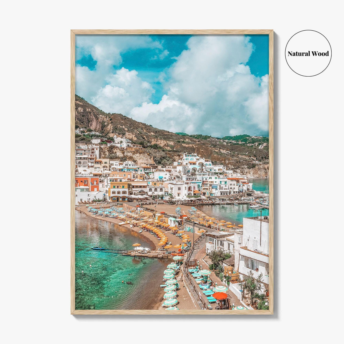 Ischia Italy Fine Art Photo Print, Sant'Angelo Village, Campania Coastal Poster