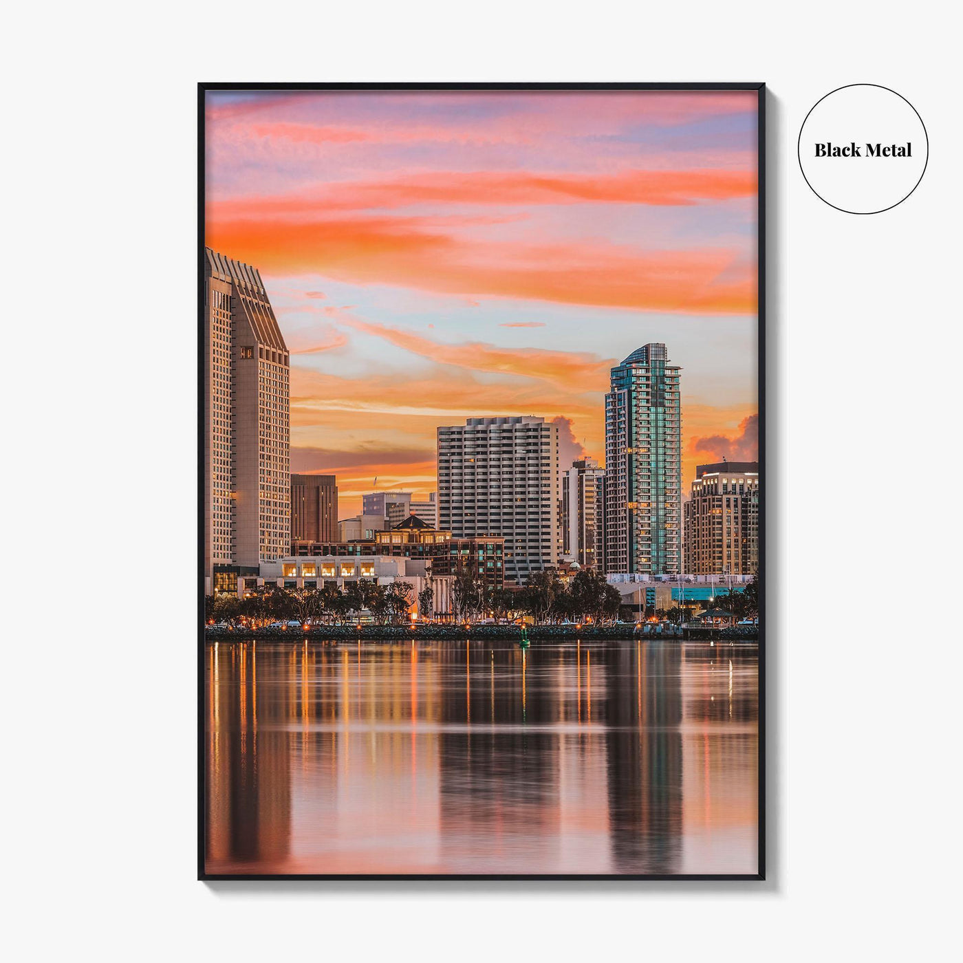 San Diego Skyline Fine Art Photo Print, California USA, Downtown Wall Decor Poster
