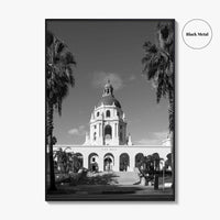 Pasadena Black and White Fine Art Photo Print, Los Angeles California Poster