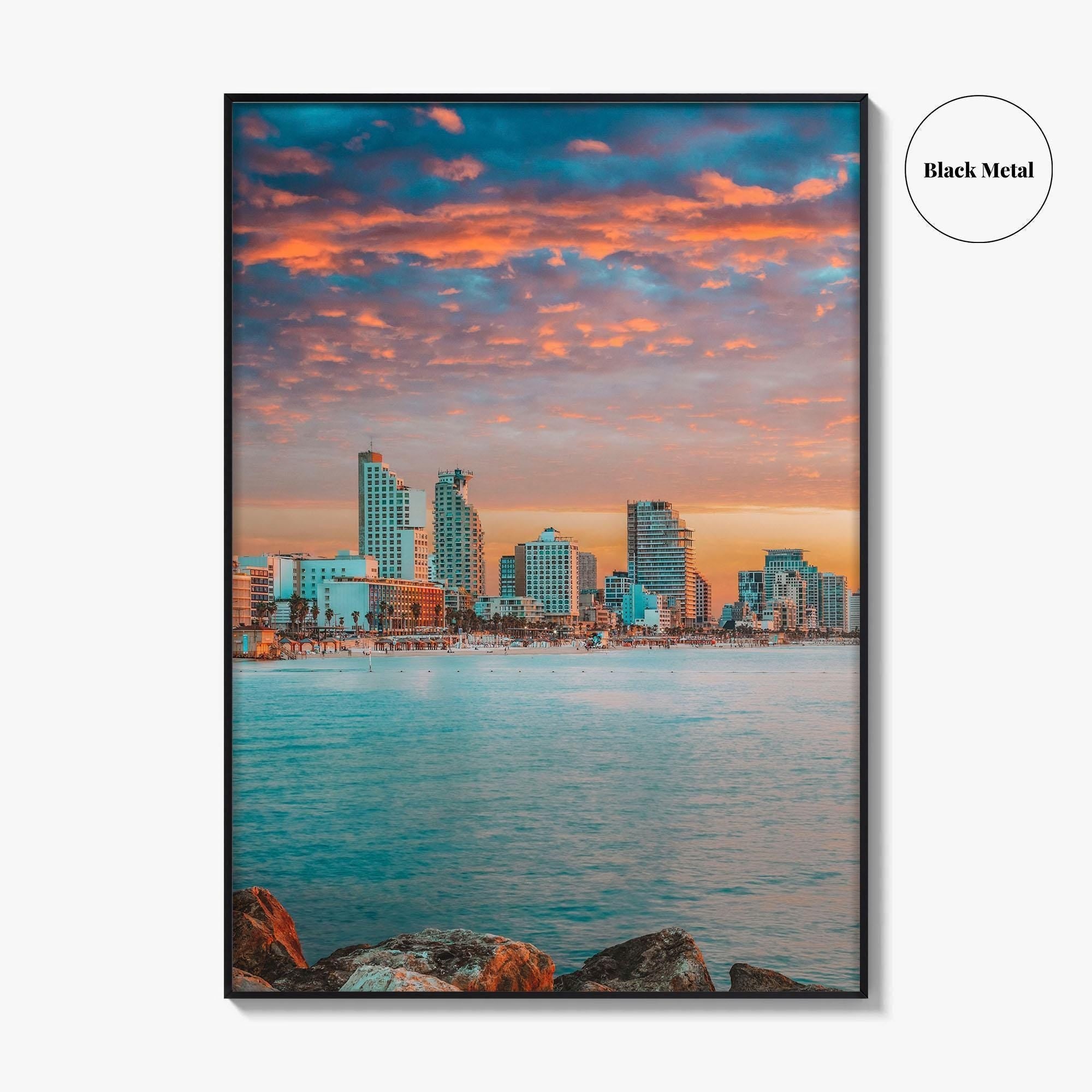 Tel Aviv Skyline Fine Art Photo Print, Israel Wall Decor, Travel Poster