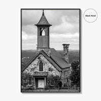 Branson Black and White Fine Art Photo Print, Missouri Top of the Rock Poster