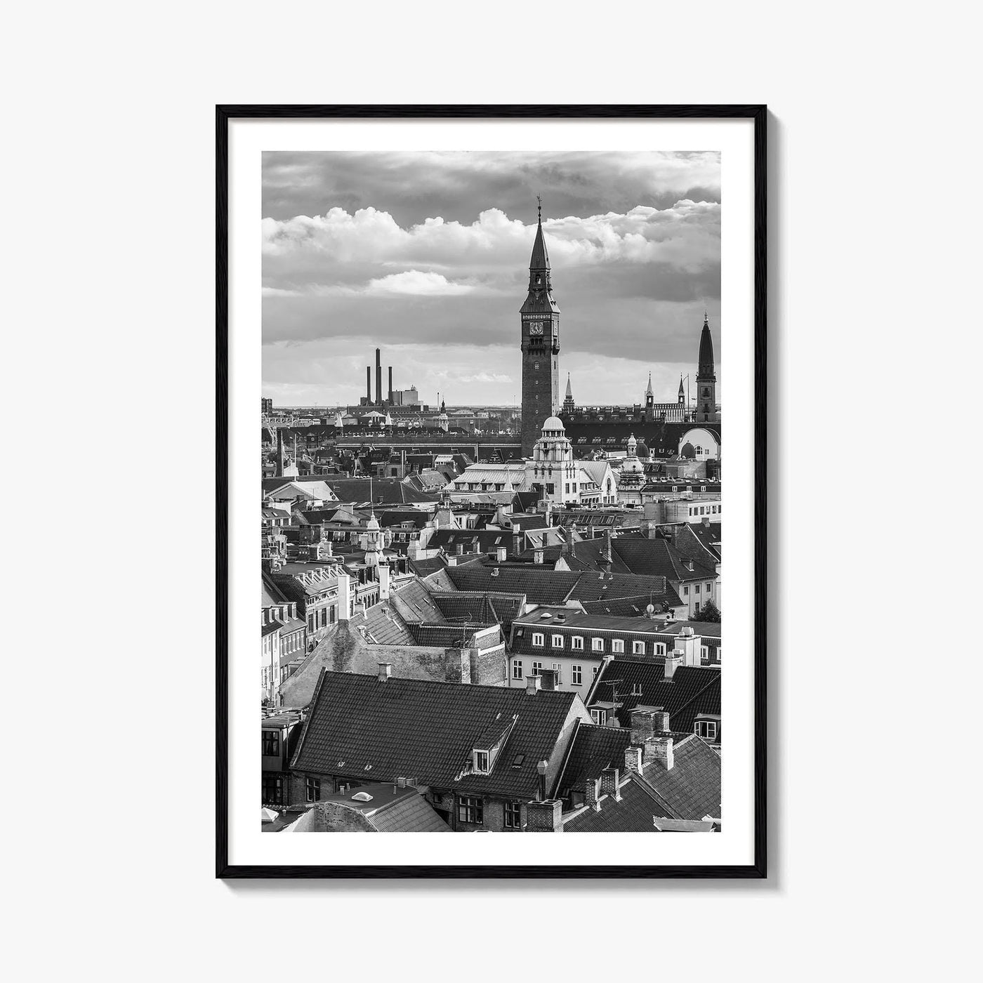 Copenhagen Black and White Fine Art Photo Print, Denmark, København Poster