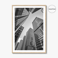 Manhattan Black and White Fine Art Photo Print, New York City Skylin Poster