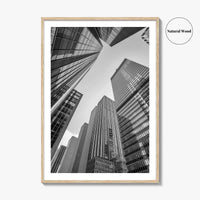 Manhattan Black and White Fine Art Photo Print, New York City Skylin Poster