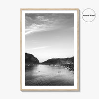 El Nido Black and White Fine Art Photo Print, Palawan Bacuit Bay, Philippines Poster
