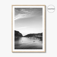 El Nido Black and White Fine Art Photo Print, Palawan Bacuit Bay, Philippines Poster